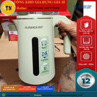 Ấm Siêu Tốc Inox 2 Lớp 1.8L SUNHOUSE SHD1353 Công suất 1500 W, Tự động ngắt khi nước sôi
