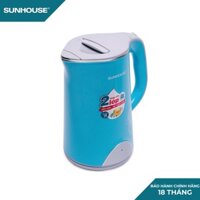 Ấm siêu tốc Inox 2 lớp Sunhouse SHD1388 xanh nhạt