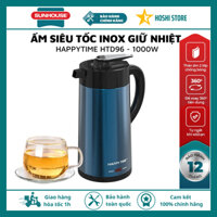 Ấm siêu tốc inox giữ nhiệt 2L HAPPYTIME HTD1096, tự động đun sôi duy trì nước nóng, bảo hành 1 năm