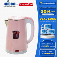Ấm Siêu Tốc JipLai Thái Lan CHICOCO 2.5L, Ấm Siêu Tốc Thái Công Nghệ Inverter Chống Nóng