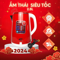 Ấm Siêu Tốc JipLai Thái Lan 2.5L - Ấm Siêu Tốc Thái Công Nghệ Inverter Chống Nóng, Giật Bảo Hành 12 Tháng