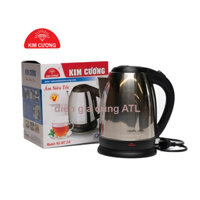 ấm siêu tốc kim cương, ấm siêu tốc 2.2 lít, ấm siêu tốc inox 2.2 lít, ấm siêu tốc mau sôi, ấm siêu tốc giá rẻ
