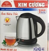 Ấm Siêu Tốc Kim Cương INOX- IAT 2 Lít
