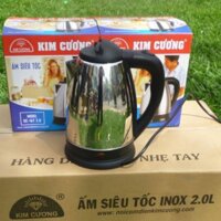 ẤM SIÊU TỐC KIM CƯƠNG INOX 2 LÍT