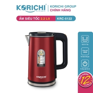 Ấm siêu tốc Korichi 2.2 lít KRC-5122