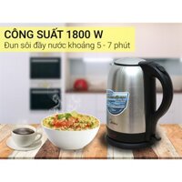 Ấm siêu tốc Midea 1.7 lít MK-17SS - Hàng trưng bày - Mới 95% - 99%