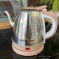 Ấm siêu tốc mini inox có vòi rót hàng nội địa - Dung tích 1.2L