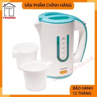 Ấm Siêu Tốc Mini Tiross TS1360- Hàng Chính Hãng - Màu trắng tím