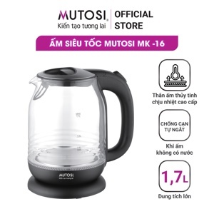 Ấm siêu tốc Mutosi MK-16 - 1.7L, 2200W