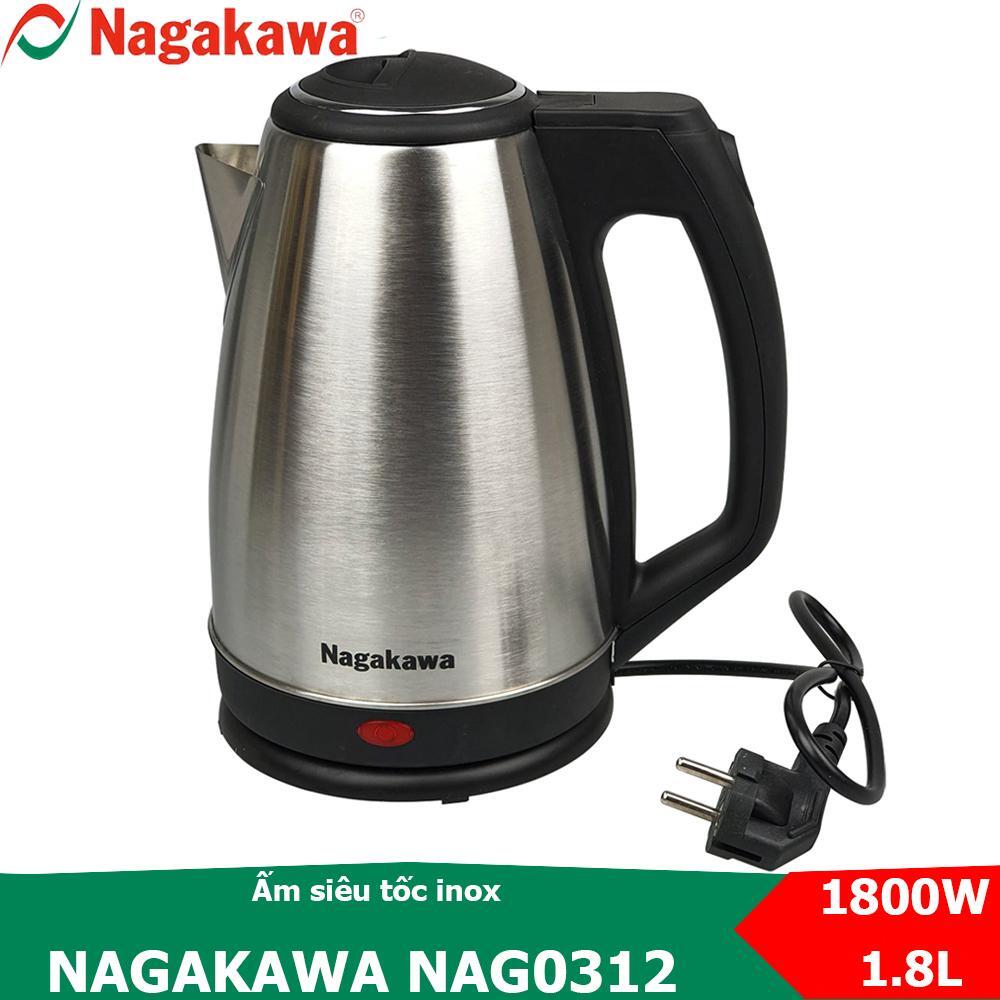 Ấm siêu tốc Nagakawa NAG0312 - 1.8L, 2000W