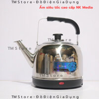 Ấm siêu tốc NK Media 5 lít Inox chuẩn cao cấp , Ấm siêu tốc NK Media tự động ngắt điện khi sôi  rất tiện lợi TM Store