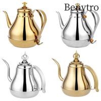Ấm Siêu Tốc Nước BENYTRO, Thép Không Gỉ Có Bộ Lọc Infuser Nồi Miệng Dài, Ấm Trà Ô Long Xanh Bình Đựng Nước 1.8L / 1.2L Ấm Trà Ấm Siêu Tốc Dụng Cụ Cà Phê Trà