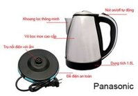 Ấm siêu tốc Panasonic 1,8L