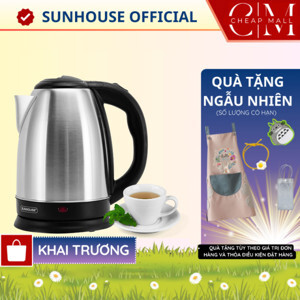 Bình - Ấm đun nước siêu tốc Sunhouse SHD1182 (SHD-1182) - 1.8 lít, 2000W