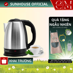 Bình - Ấm đun nước siêu tốc Sunhouse SHD1182 (SHD-1182) - 1.8 lít, 2000W