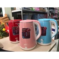 Ấm siêu tốc thái lan sôi nhanh , bình đun nước 2 lớp 2.5 lít inox 304 an toàn chống nóng , chống giật.