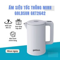 Ấm siêu tốc thông minh Goldsun GKT2642 – Bảo hành 12 tháng inox 304, 1 đổi 1 trong 6 tháng (nếu lỗi do nhà sản xuất)