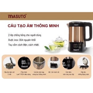 Ấm siêu tốc thông minh Masuto GS-EK15