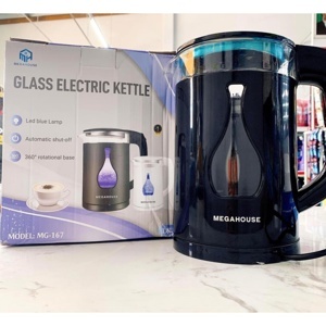 Ấm siêu tốc thủy tinh 1.8 lít MegaHouse MG-167