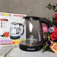 Ấm Siêu Tốc Thủy Tinh 2L - Bình Đun Nước Siêu Tốc Trong Suốt, Ấm Đun Nước Pha Trà