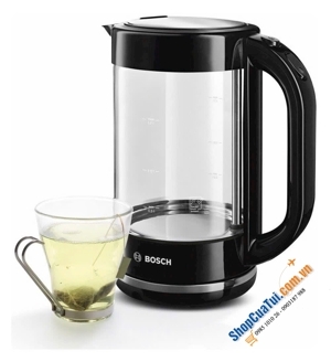 Ấm siêu tốc thủy tinh Bosch TWK70B03 1,7L