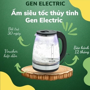 Ấm siêu tốc thủy tinh Gen Electric GK01