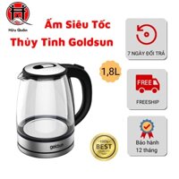 Ấm siêu tốc thủy tinh Goldsun CH2701 - Bảo hành 12 tháng