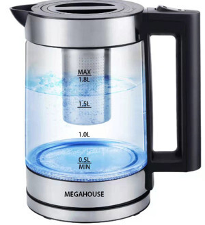 Ấm siêu tốc thuỷ tinh Megahouse MG166