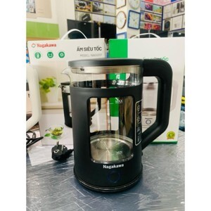 Ấm siêu tốc thủy tinh Nagakawa NAG0318