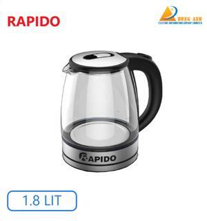 Ấm siêu tốc thủy tinh Rapido RK1818