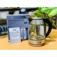 Ấm siêu tốc thủy tinh Lebenlang LBE2819 1.8l của Đức, ấm đun siêu tốc có lưới lọc trà - Bảo hành 2 năm