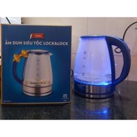 Ấm Siêu Tốc Thuỷ Tinh Lock&Lock  1.8L EJK376BLUENS (hàng km Ensure)