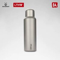 Ấm siêu tốc titan nguyên chất Silverant ấm đun nước bằng kim loại titan di động ngoài trời một lớp ấm đun nước công suất lớn thùng xô đựng đá can nước