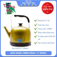 Ấm siêu tốc Trường Thọ BA 2088 5L (vàng).- MSCLV