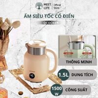 Ấm siêu tốc Xiaomi Qcooker CR-SH1501 dung tích 1.5L ấm đun siêu tốc kèm điều khiển nhiệt độ, chế độ hẹn giờ bh 12 tháng