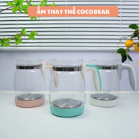 Ấm thủy tinh thay thế bình đun nước Cocobear ( ẤM KHÔNG KÈM NẮP DÙNG DUY NHẤT BÌNH ĐUN COCOBEAR)