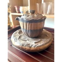 Ấm Thuyền Trà Độc Ẩm Đài Sen Gốm Cao Cấp Cảnh Đức Trấn