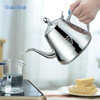 Ấm trà bằng thép không gỉ Shamjina Ấm trà cấp thực phẩm cho bếp Halogen cắm trại ngoài trời