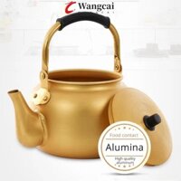 Ấm trà bếp WANCGAI, Ấm đun nước bằng nhôm dung tích lớn, Nồi cà phê đa chức năng hữu ích Đi bộ đường dài