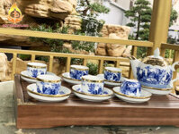 Ấm Trà Bọc Đồng “Trúc Lâm Thất Hiền” – Chóp Lửa