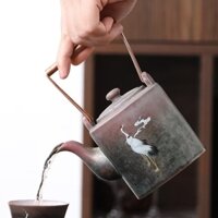 Ấm Trà Hoạ Tiết Tiên Hạc Dáng Ấm Đề Lương 310ml