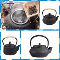 Ấm Trà RAYNAG, Tay Cầm Gói Dây Bằng Thép Không Gỉ Nồi Gang Nồi Trà, Dẫn Nhiệt Nhanh Mini Trung Quốc Phong Cách Cổ Nhật Bản Ấm Siêu Tốc Nước Đun sôi Trà Puer