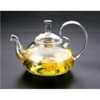 Ấm trà thuỷ tinh 600ml tay vồng - Tay vồng