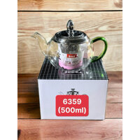 Ấm trà Thủy tinh lọc inox 304