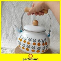 Ấm trà tráng men 2,5L Nồi trà sứ chắc chắn cho bữa tiệc Bếp nước sôi