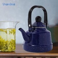 Ấm trà tráng men Shamjina có tay cầm Bình nước ép đa năng 1.1L cho