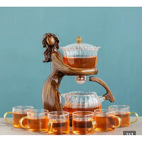 Ấm trà tự động : Ấm trà Cô gái ôm bình