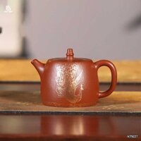 Ấm Tử Sa Hán Đạt Khổng Tước Chu Nê  ATS227