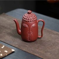 Ấm Tử Sa Nghi Hưng Linh Tôn Phật Duyên Miêu Kim 350 ml (Đáy Tào Thanh)