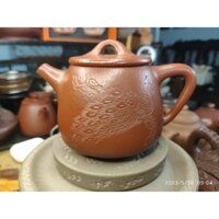 Ấm tử sa Nghi Hưng Thạch Biều Cao Khổng Tước Chu ni 260ml